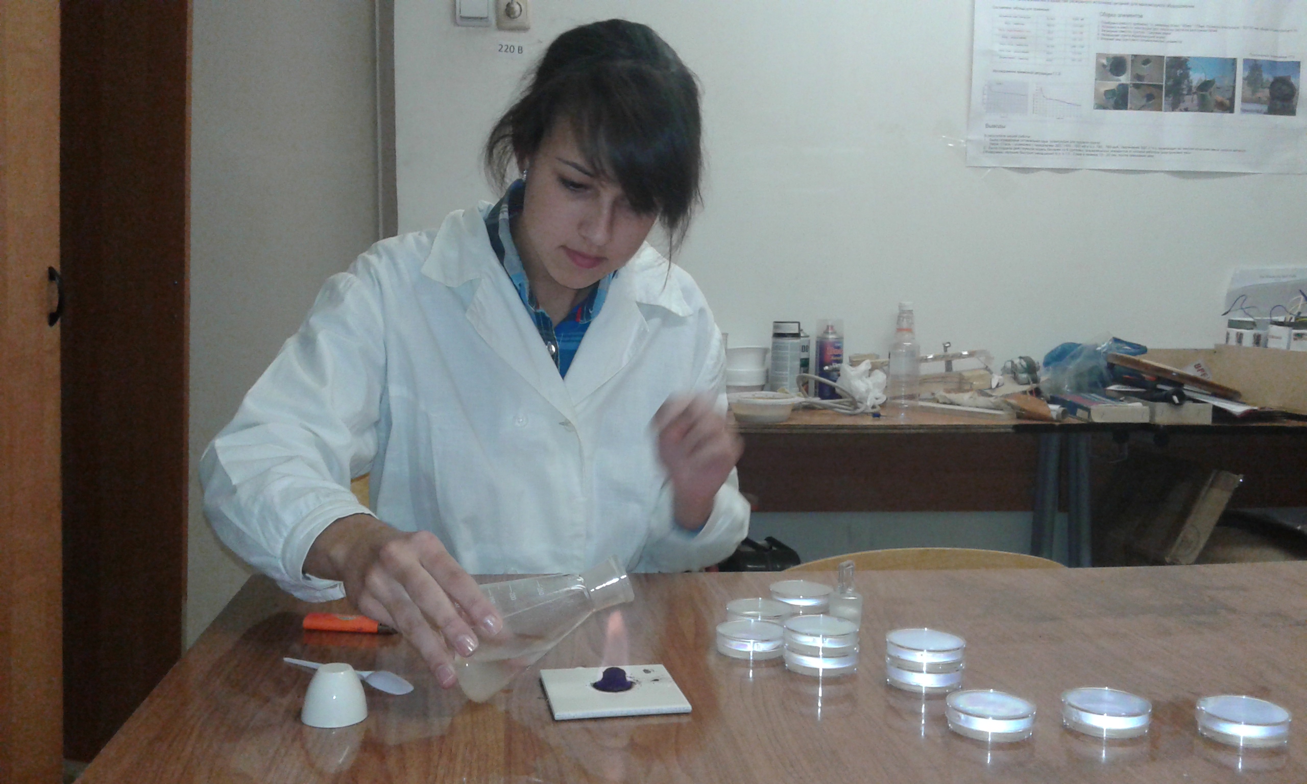 Подготовка посевов по микробиологии